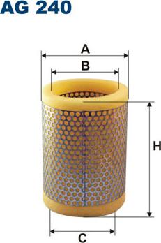 Filtron AG240 - Въздушен филтър vvparts.bg