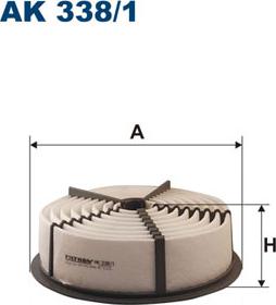 Filtron AK338/1 - Въздушен филтър vvparts.bg