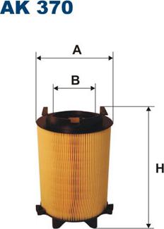 Filtron AK370 - Въздушен филтър vvparts.bg