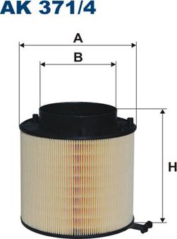 Filtron AK371/4 - Въздушен филтър vvparts.bg