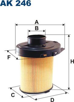 Filtron AK246 - Въздушен филтър vvparts.bg