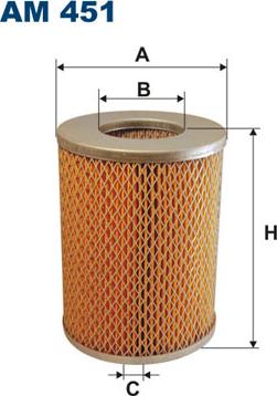 Filtron AM451 - Въздушен филтър vvparts.bg