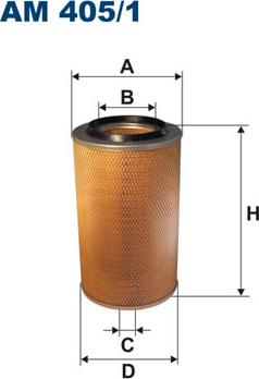 Filtron AM405/1 - Въздушен филтър vvparts.bg