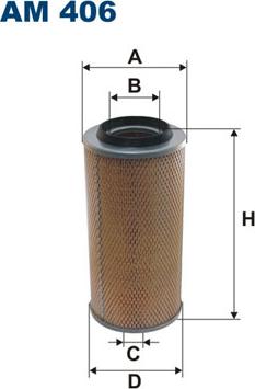 Filtron AM406 - Въздушен филтър vvparts.bg