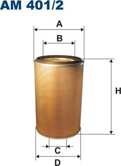 Filtron AM401/2 - Въздушен филтър vvparts.bg