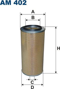 Filtron AM402 - Въздушен филтър vvparts.bg