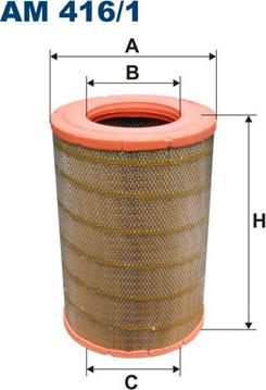 Filtron AM416/1 - Въздушен филтър vvparts.bg