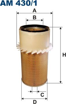 Filtron AM430/1 - Въздушен филтър vvparts.bg