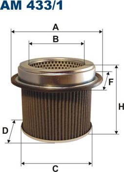 Filtron AM433/1 - Въздушен филтър vvparts.bg