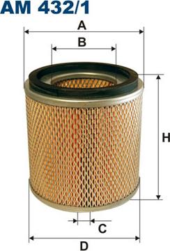 Filtron AM432/1 - Въздушен филтър vvparts.bg