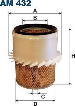 Filtron AM432 - Въздушен филтър vvparts.bg