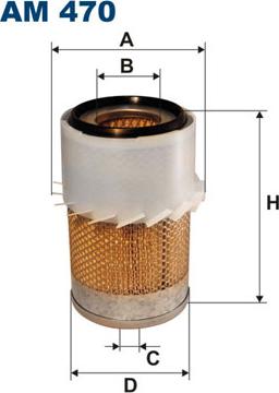 Filtron AM470 - Въздушен филтър vvparts.bg