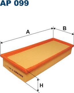 Filtron AP099 - Въздушен филтър vvparts.bg