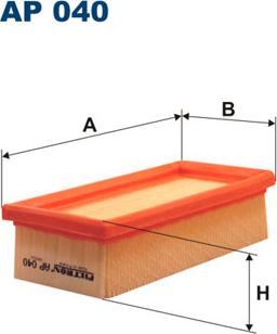 Filtron AP040 - Въздушен филтър vvparts.bg