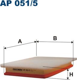 Filtron AP051/5 - Въздушен филтър vvparts.bg