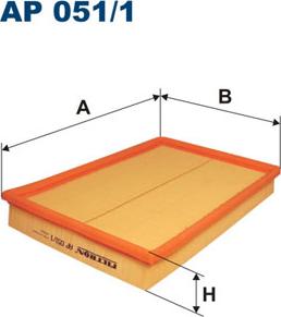 Filtron AP051/1 - Въздушен филтър vvparts.bg