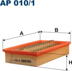 Filtron AP010/1 - Въздушен филтър vvparts.bg