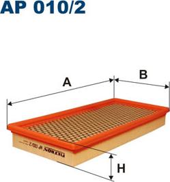 Filtron AP010/2 - Въздушен филтър vvparts.bg