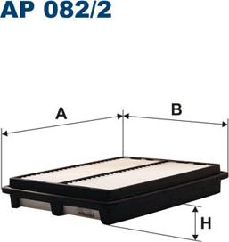 Filtron AP082/2 - Въздушен филтър vvparts.bg