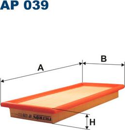 Filtron AP039 - Въздушен филтър vvparts.bg