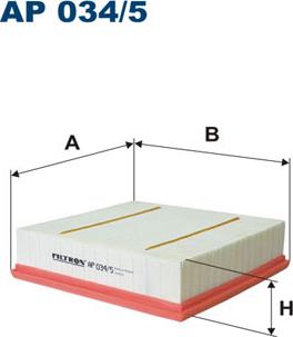 Filtron AP034/5 - Въздушен филтър vvparts.bg