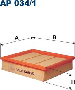 Filtron AP034/1 - Въздушен филтър vvparts.bg