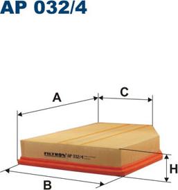 Filtron AP032/4 - Въздушен филтър vvparts.bg