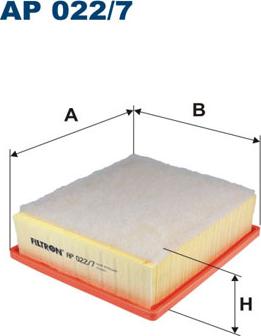 Filtron AP022/7 - Въздушен филтър vvparts.bg