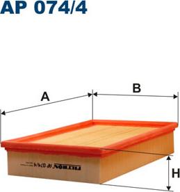 Filtron AP074/4 - Въздушен филтър vvparts.bg