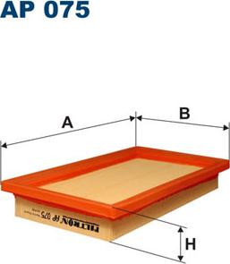 Filtron AP075 - Въздушен филтър vvparts.bg