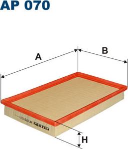 Filtron AP070 - Въздушен филтър vvparts.bg