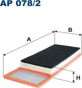 Filtron AP078/2 - Въздушен филтър vvparts.bg