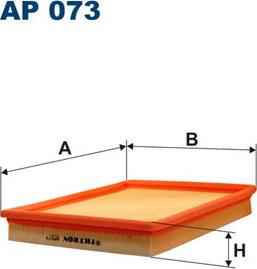 Filtron AP073 - Въздушен филтър vvparts.bg