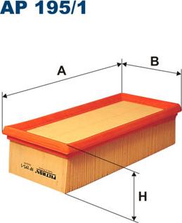 Filtron AP195/1 - Въздушен филтър vvparts.bg