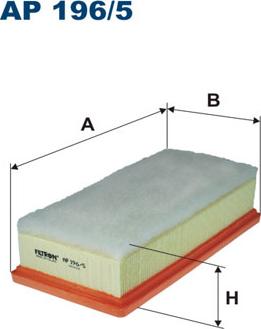 Filtron AP196/5 - Въздушен филтър vvparts.bg