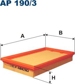 Filtron AP190/3 - Въздушен филтър vvparts.bg