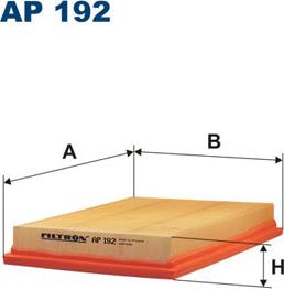 Filtron AP192 - Въздушен филтър vvparts.bg