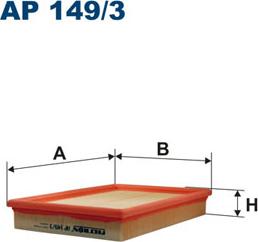 Filtron AP149/3 - Въздушен филтър vvparts.bg