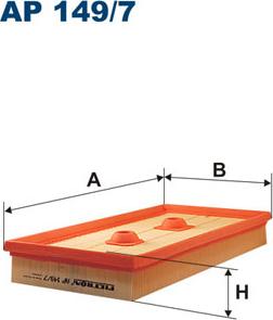 Filtron AP149/7 - Въздушен филтър vvparts.bg