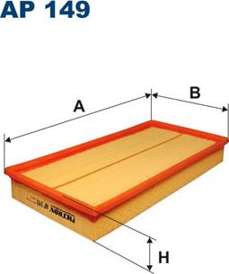 Filtron AP149 - Въздушен филтър vvparts.bg