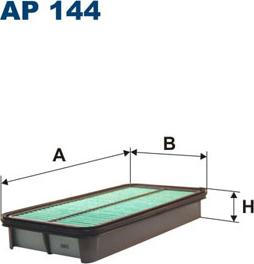 Filtron AP144 - Въздушен филтър vvparts.bg