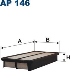 Filtron AP146 - Въздушен филтър vvparts.bg