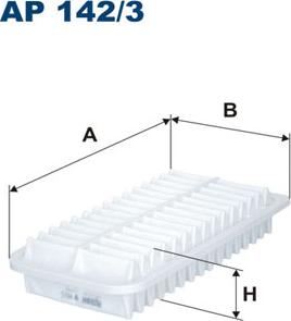 Filtron AP142/3 - Въздушен филтър vvparts.bg