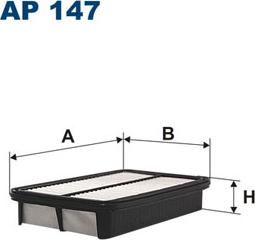 Filtron AP147 - Въздушен филтър vvparts.bg