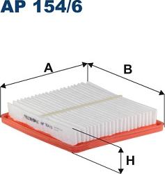 Filtron AP 154/6 - Въздушен филтър vvparts.bg