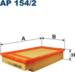 Filtron AP154/2 - Въздушен филтър vvparts.bg