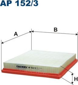 Filtron AP152/3 - Въздушен филтър vvparts.bg