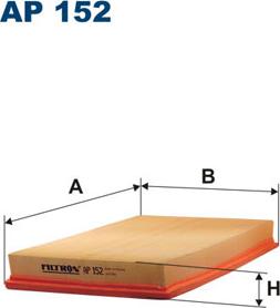 Filtron AP152 - Въздушен филтър vvparts.bg