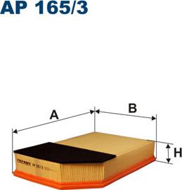 Filtron AP165/3 - Въздушен филтър vvparts.bg