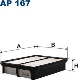 Filtron AP167 - Въздушен филтър vvparts.bg